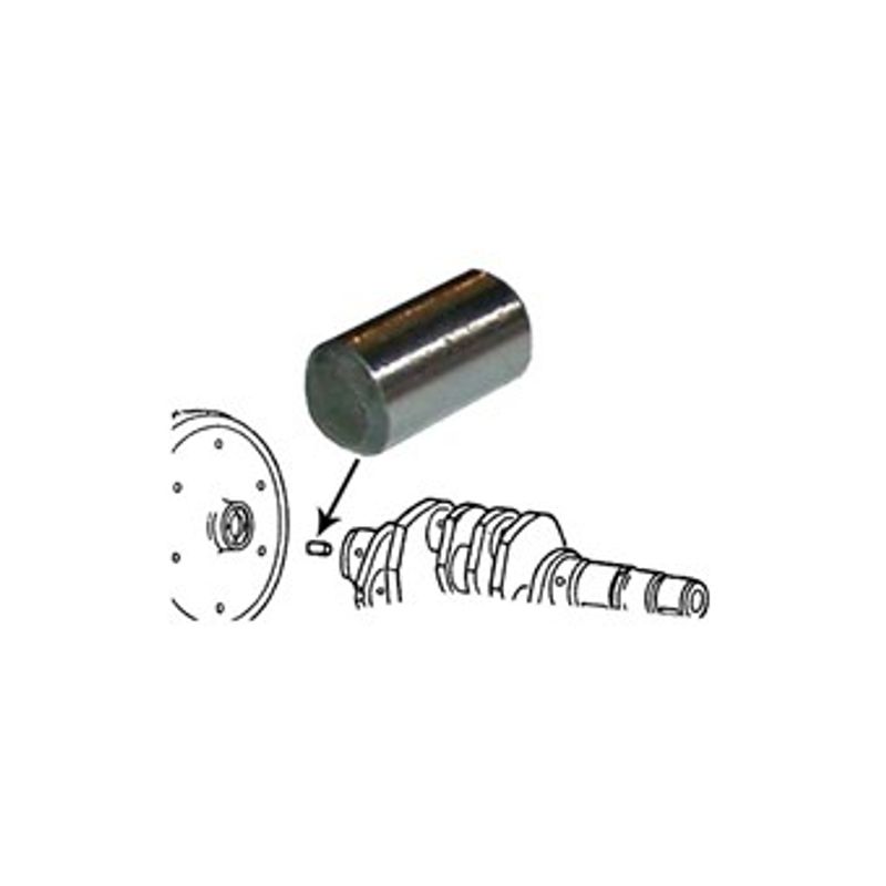 Passtift 8mm til svinghjul 