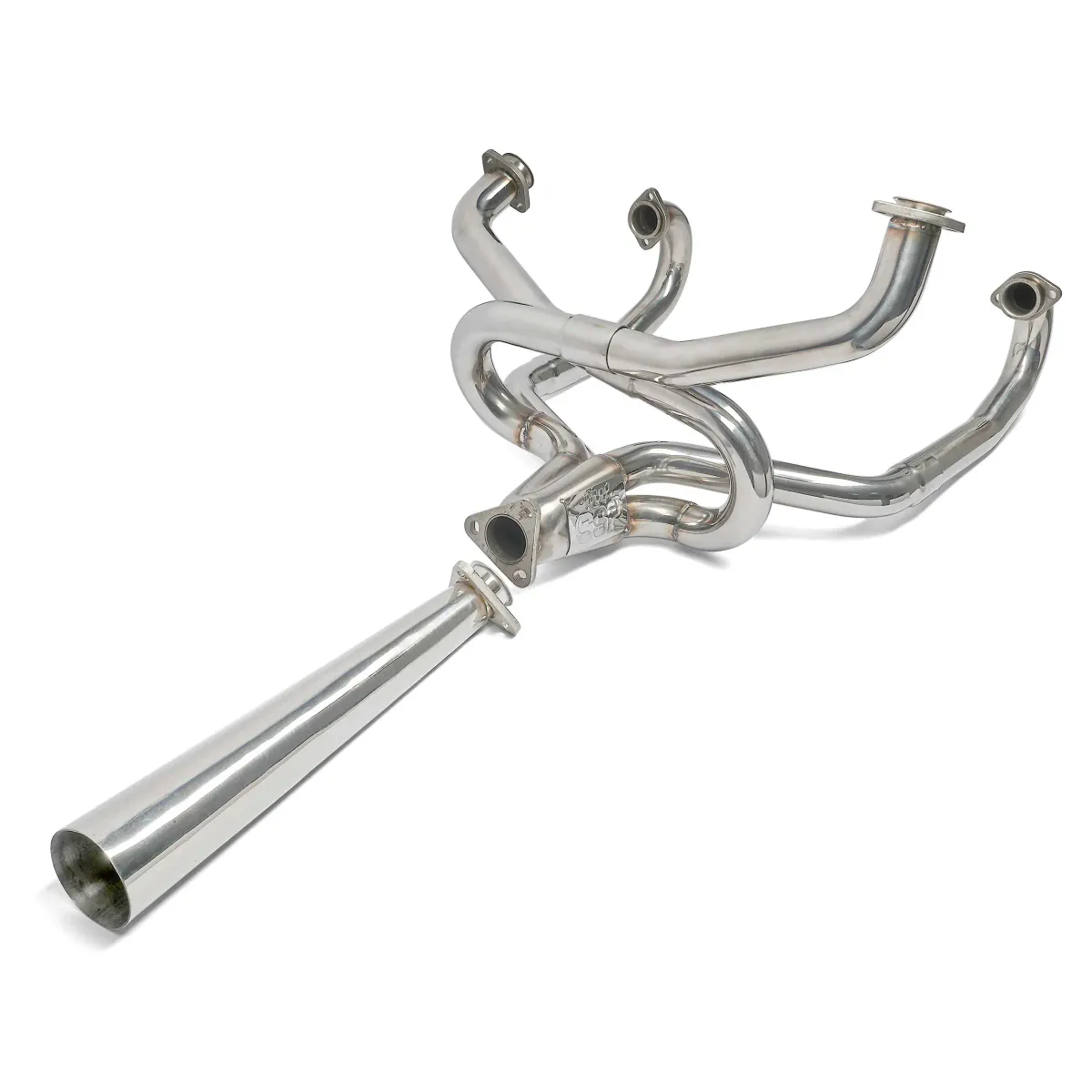 Rustfritt stål Stinger eksosanlegg 1 5/8