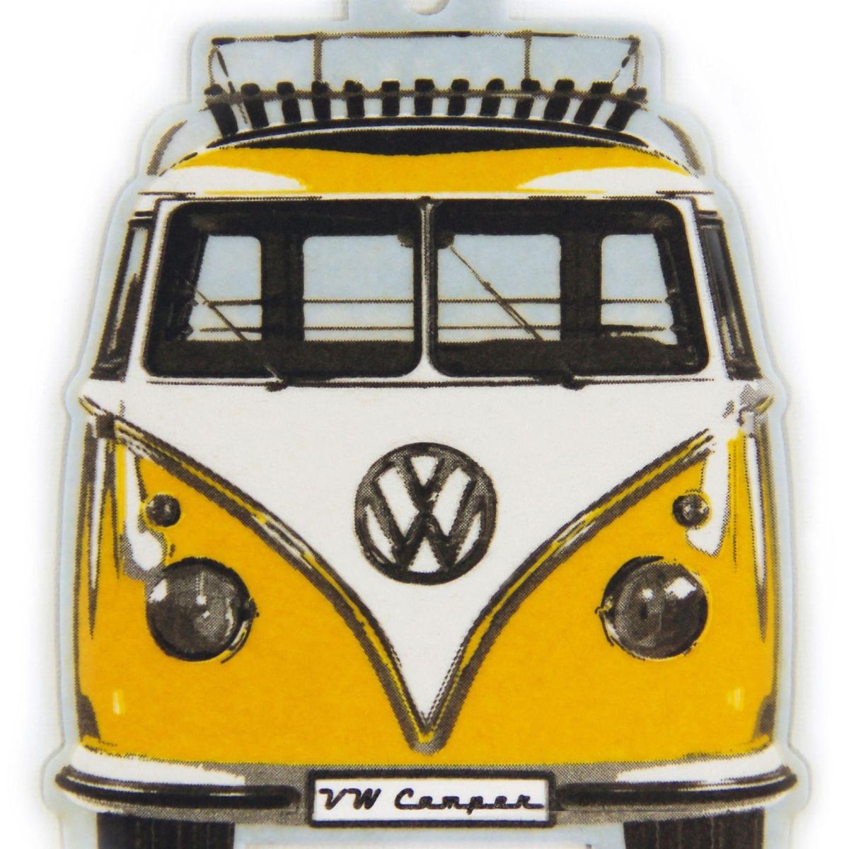 Volkswagen VW T1 Bus Air Freshener - Front/Yellow/Citrus