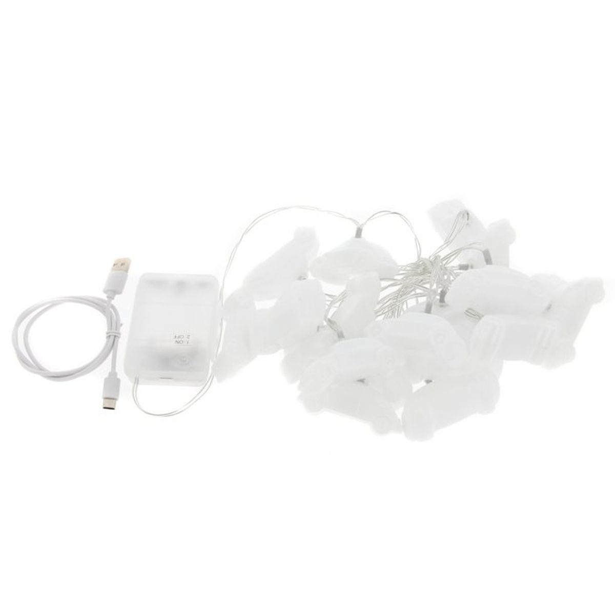 VW Boble 3D lysslynge 3 m, 20 x LED (USB-C)