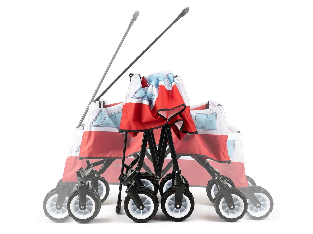 Volkswagen VW T1 Bus Foldable Trolley - Front/red