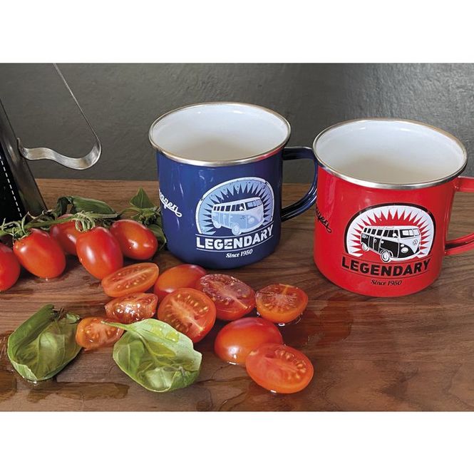 Hovedbilde Volkswagen VW T1 Bus Enamel Mug 2-pc Set 350ml in ...