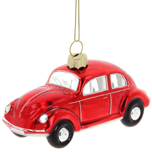 Hovedbilde Volkswagen VW Beetle Glass Decoration / Christmas ...